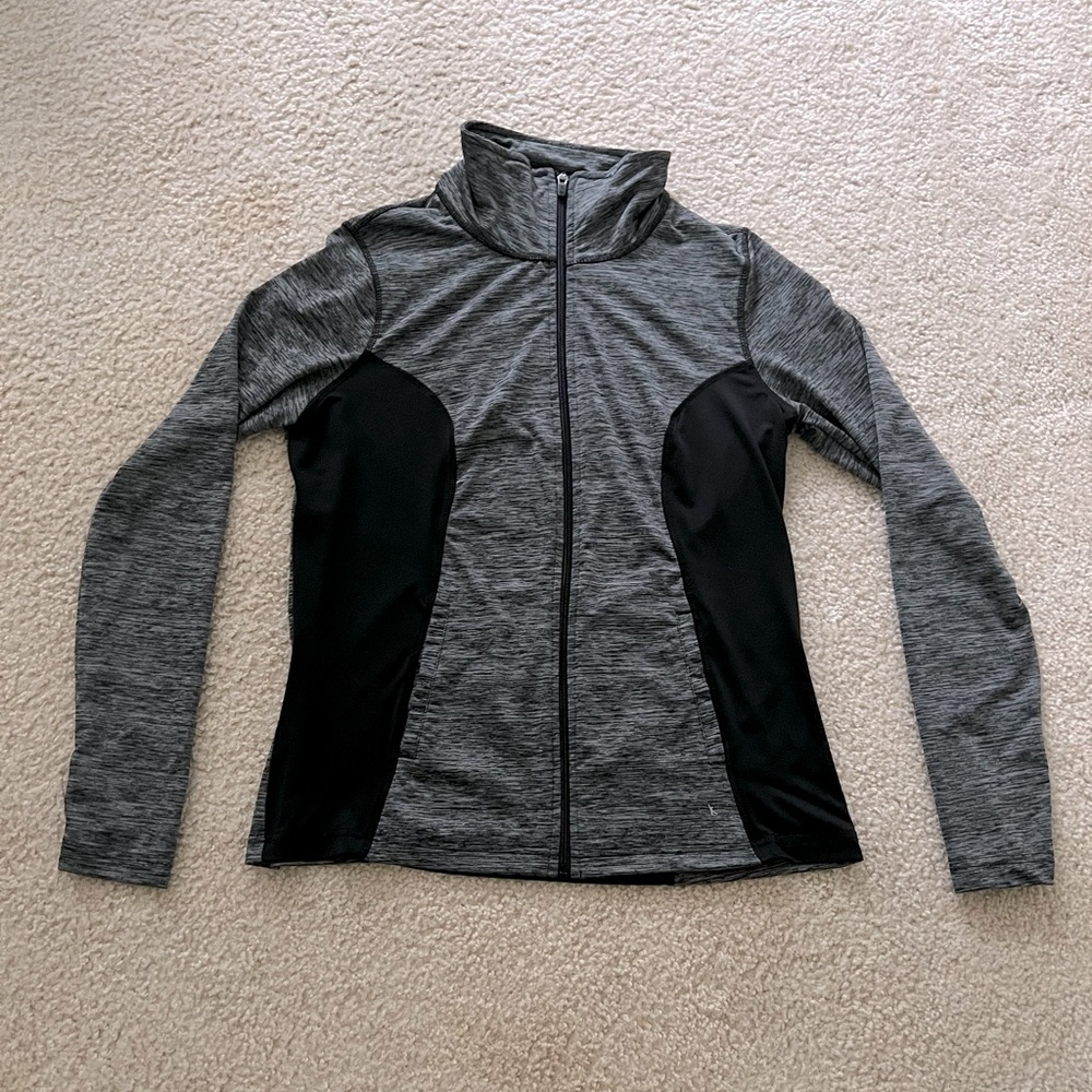 Danskin Now Semi-Fitted Long Sleeve Zip-Up